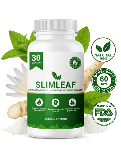 Flacon Slimleaf avec ingrédients naturels et garantie 60 jours
